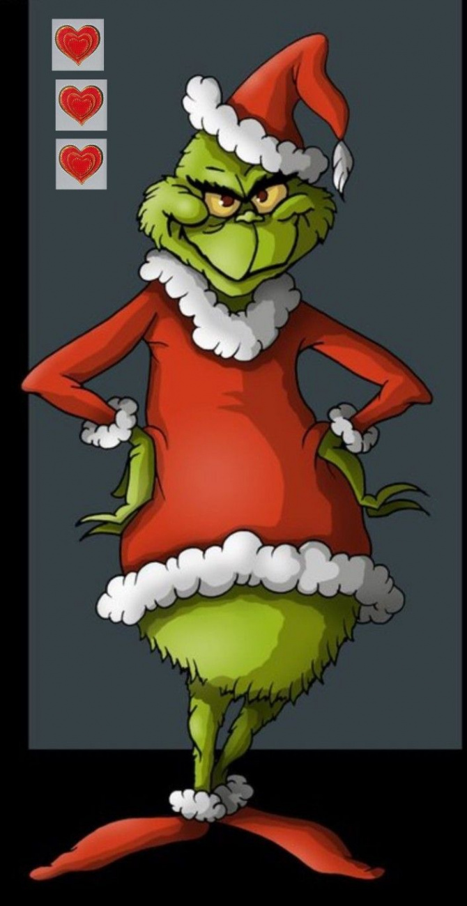 Pin the Heart on the Grinch Game - Print it out for Free