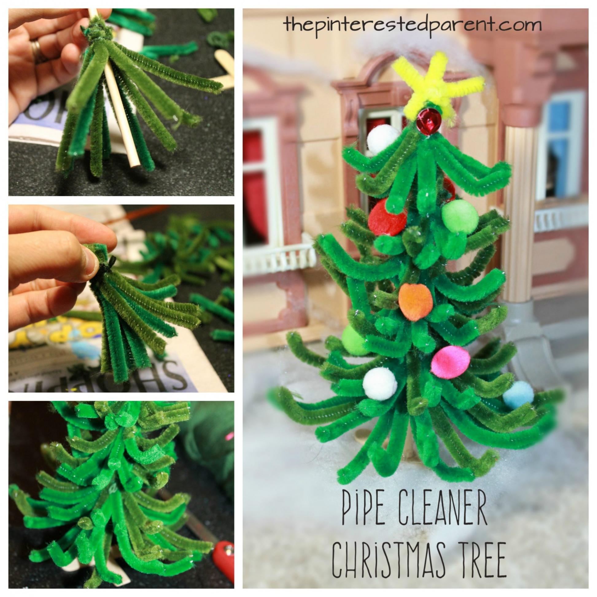 Pipe Cleaner Christmas Tree – The Pinterested Parent