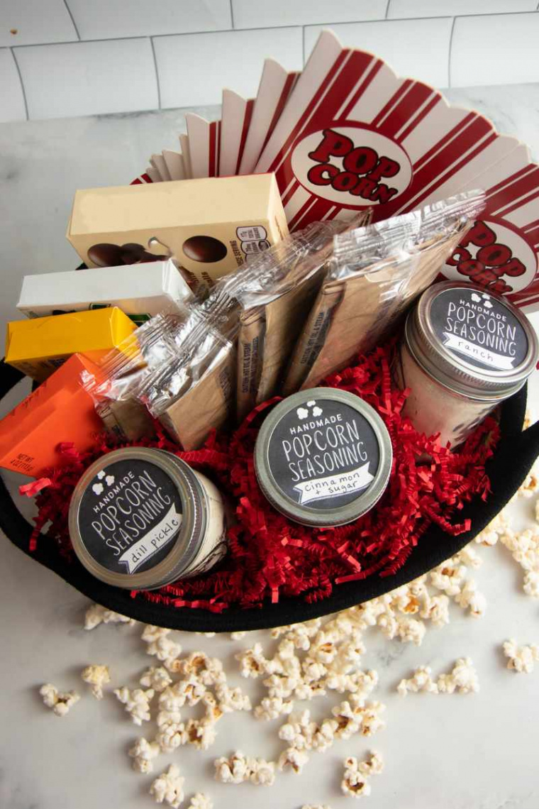 Popcorn Gift Set with Homemade Popcorn Seasonings  Wholefully