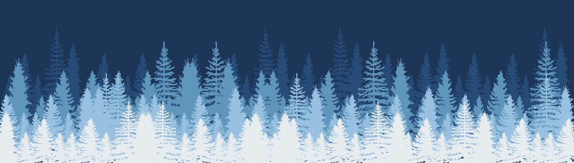Premium Vector  Christmas winter background winter forest