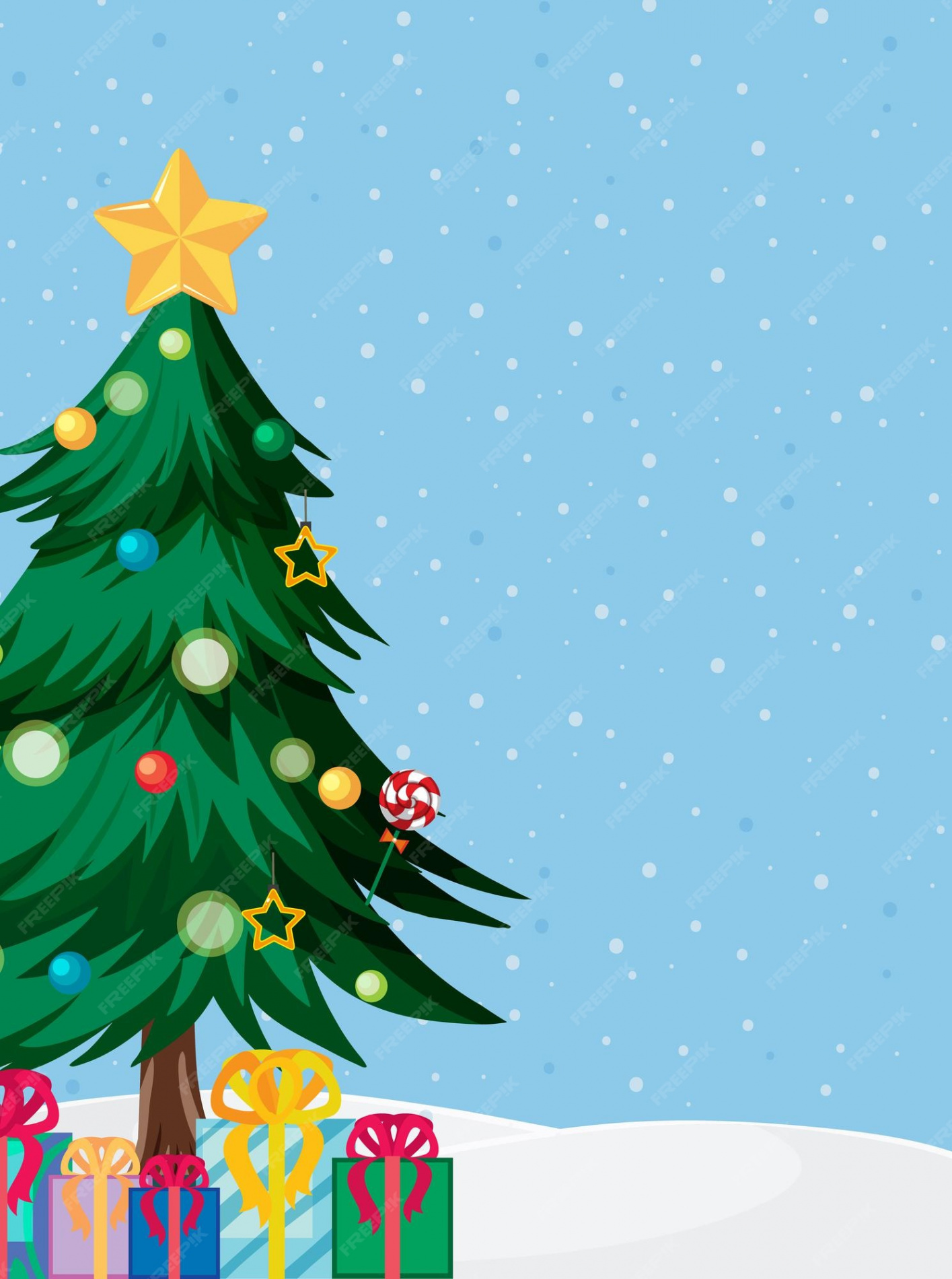 Premium Vector  Merry christmas background template with