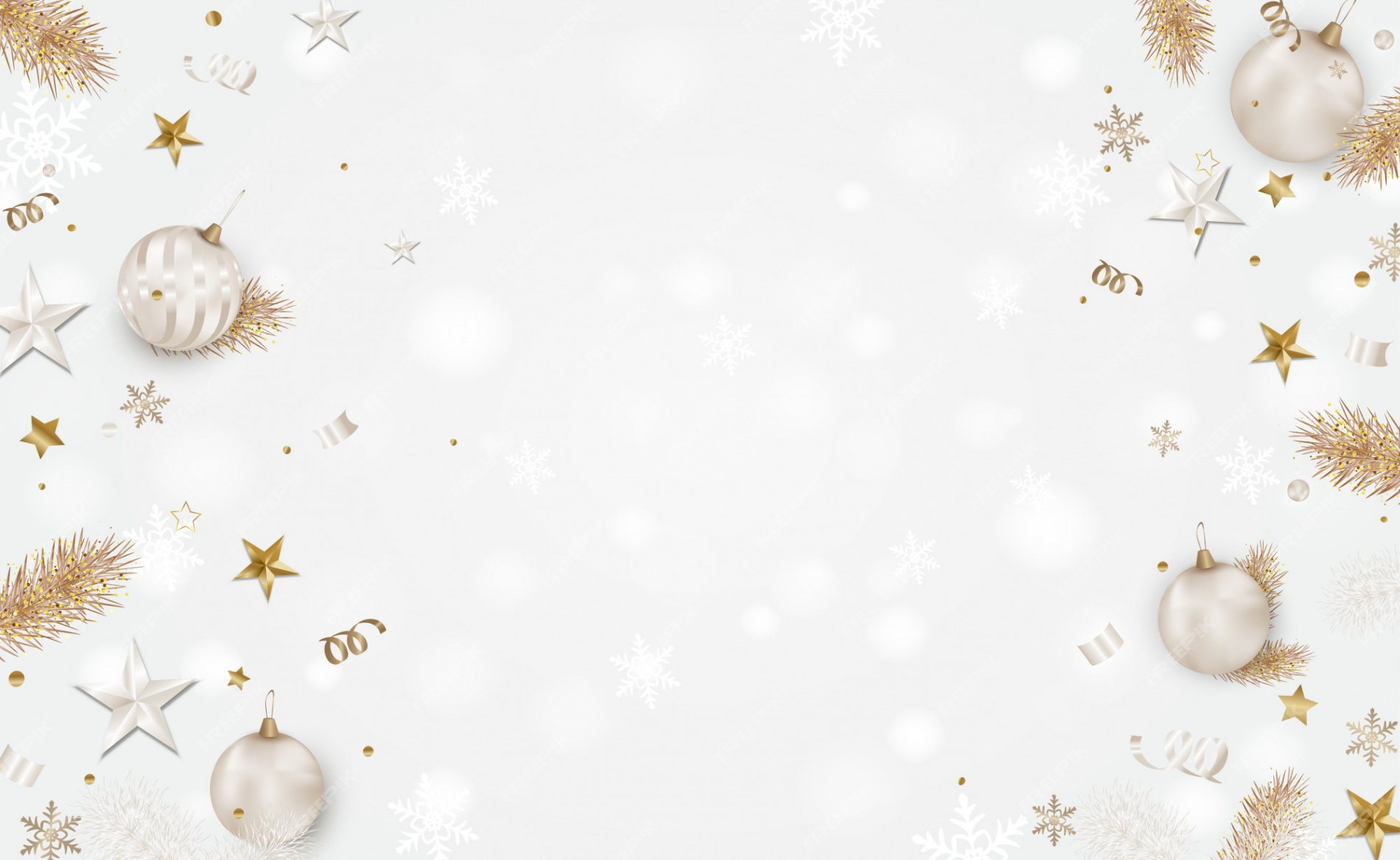 Premium Vector  White christmas background with space for text