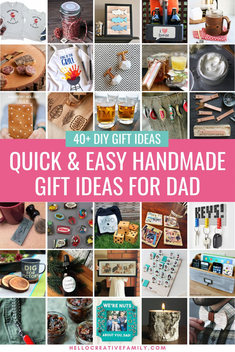 + Quick & Easy Handmade Gift Ideas For Dads - Hello Creative Family