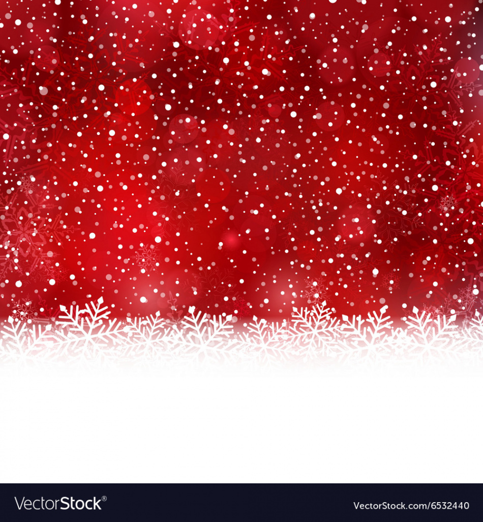 Red white christmas winter background Royalty Free Vector