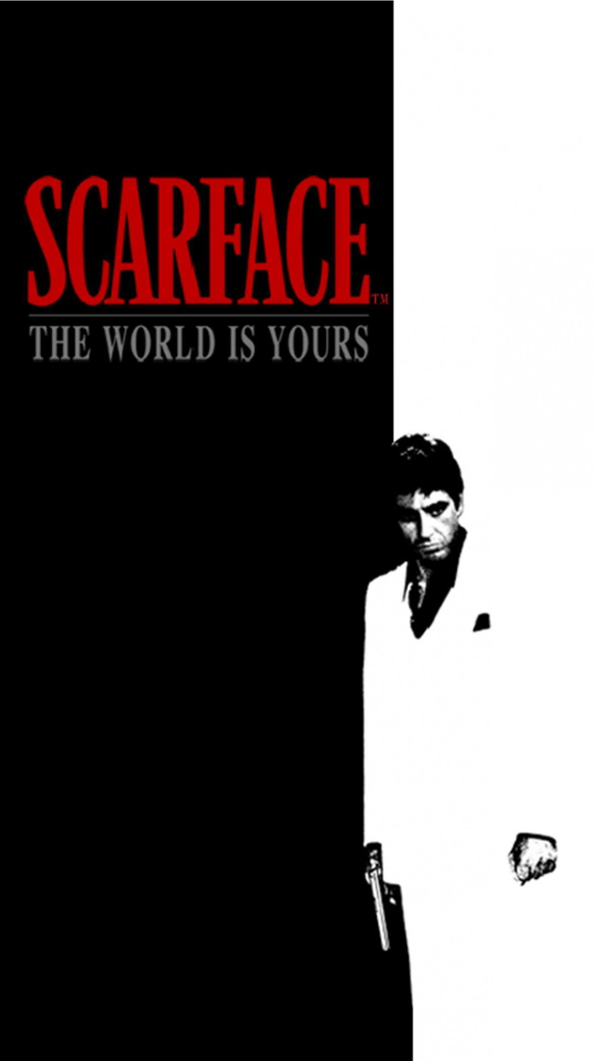 Scarface-iPhone-Wallpapers-Parallax  Scarface poster, Scarface