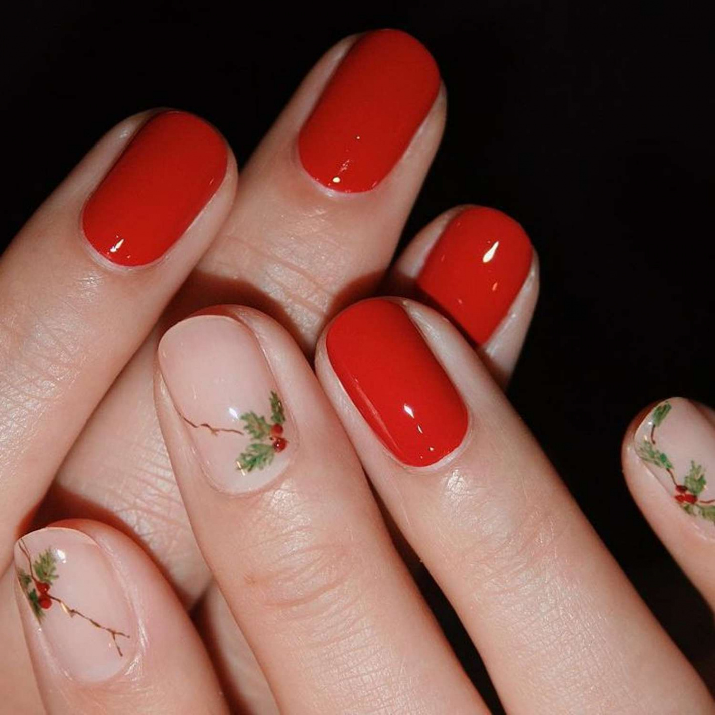 Short Christmas Nail Ideas We Want to Copy This December