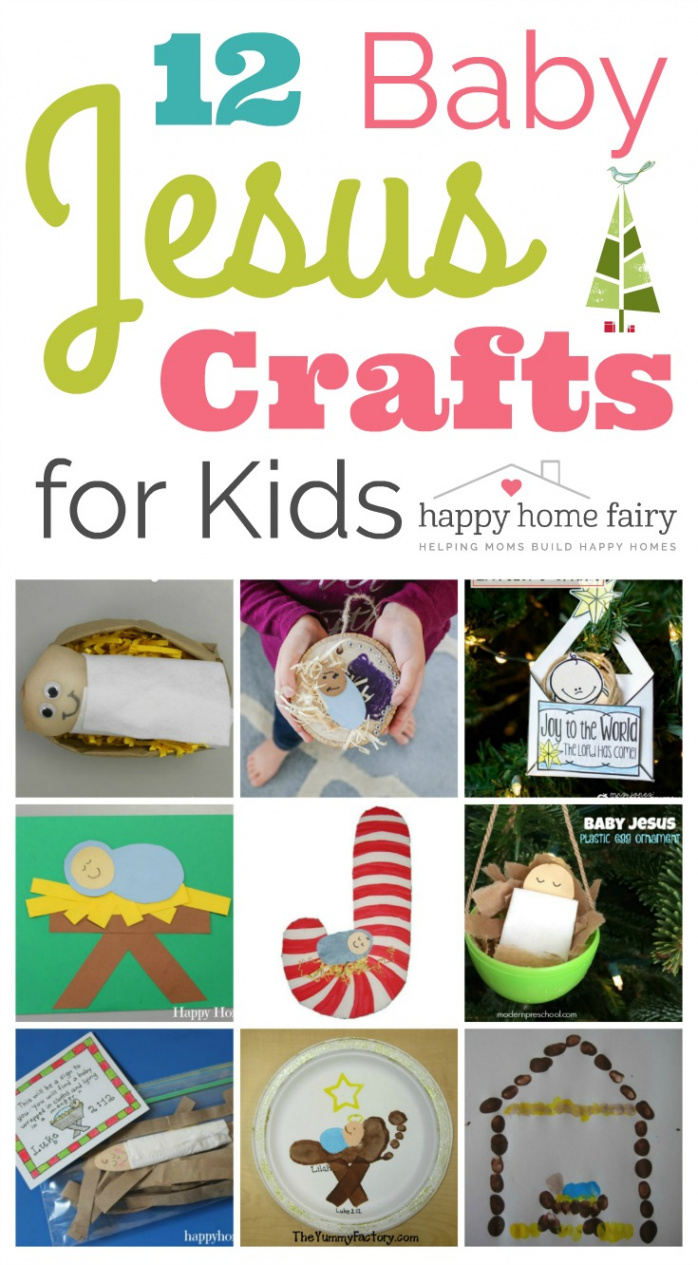 Simple Baby Jesus Crafts - Happy Home Fairy