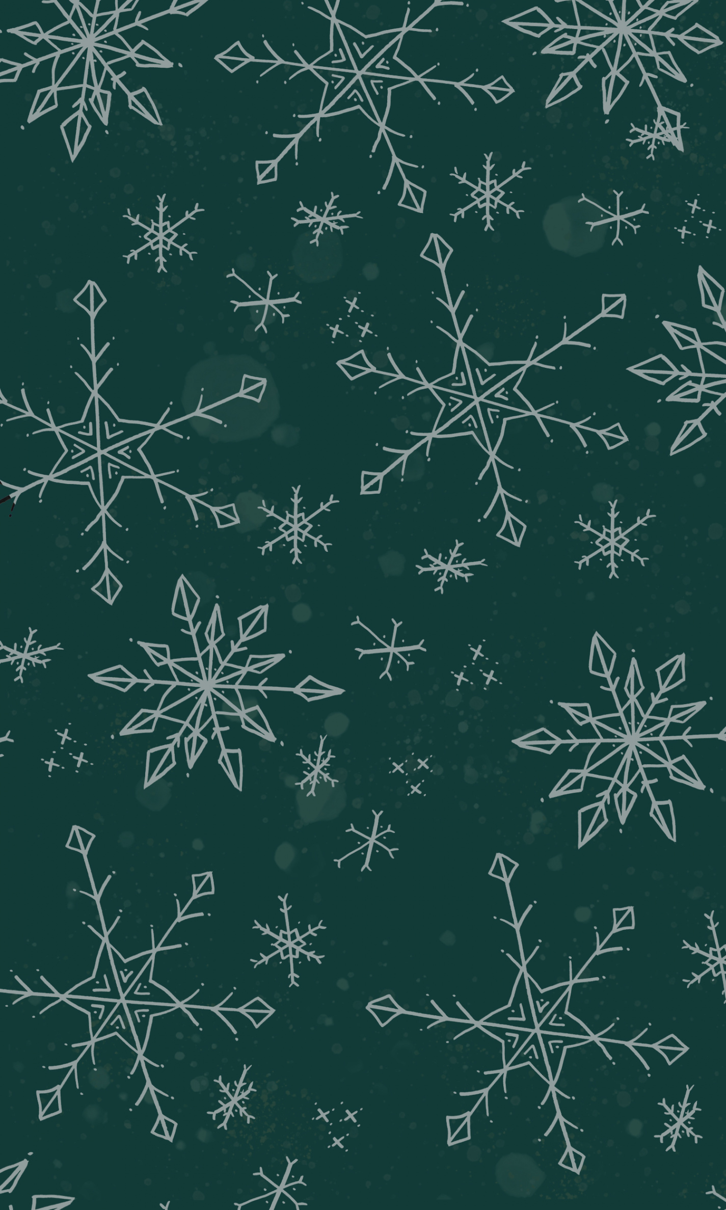 Snowflake iPhone Wallpaper - Danielle Verderame Marketing Agency