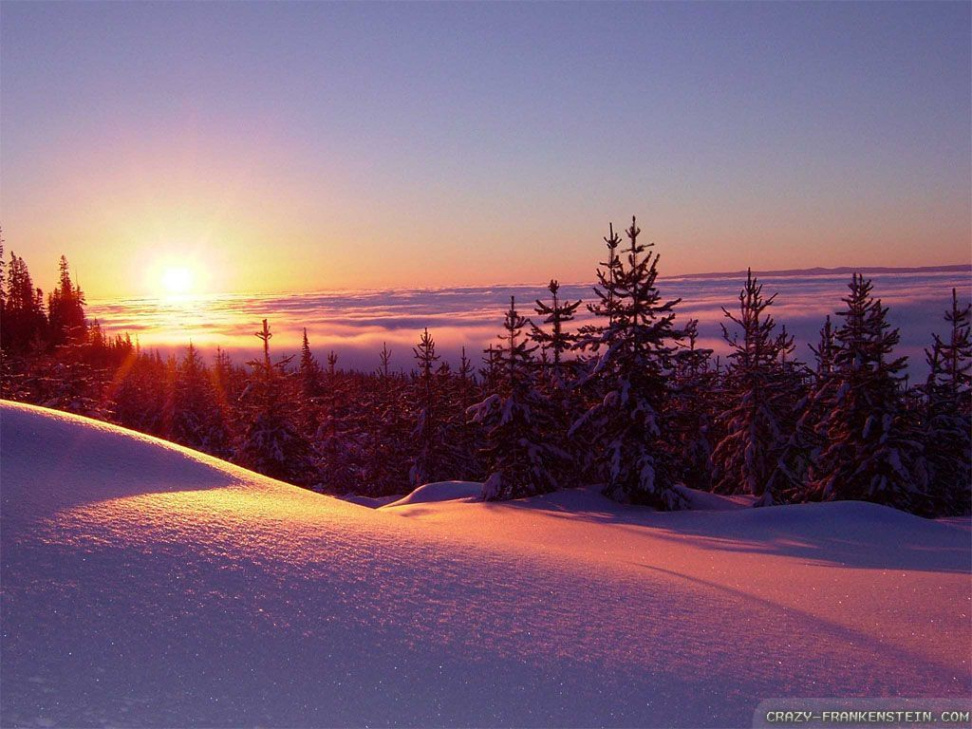 + Sunrise Sunset Winter Desktop Wallpapers - Download at