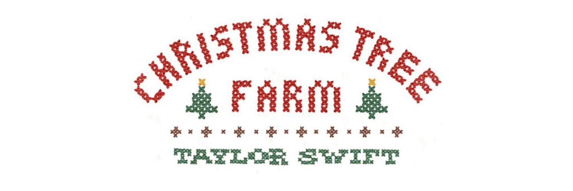 Taylor swift header Christmas tree farm  Christmas desktop