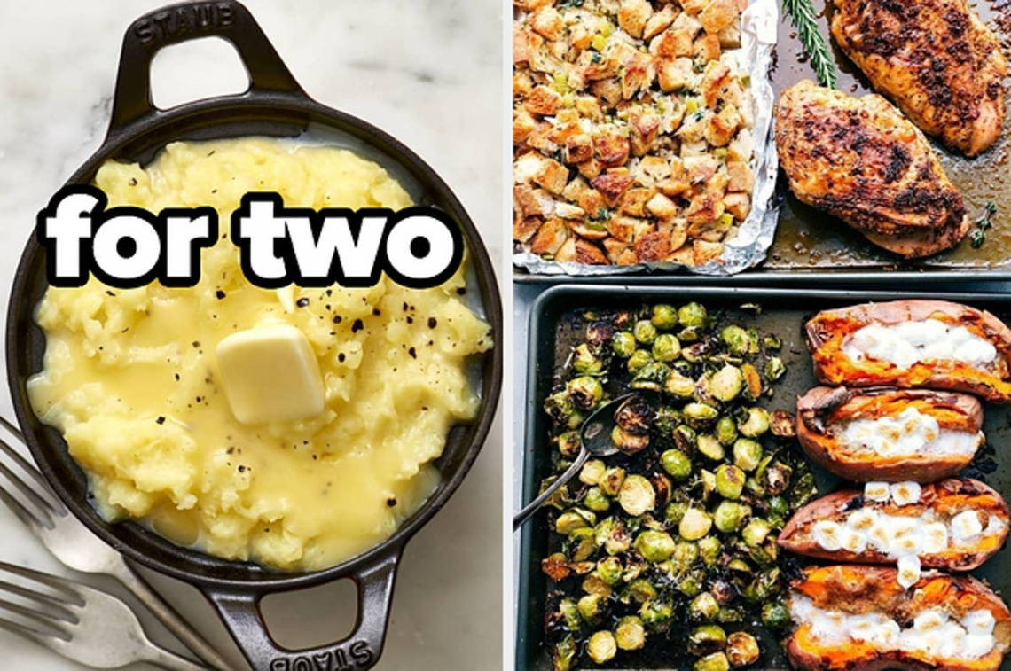 Thanksgiving Recipes For Two People: Mains, SIdes, Desserts