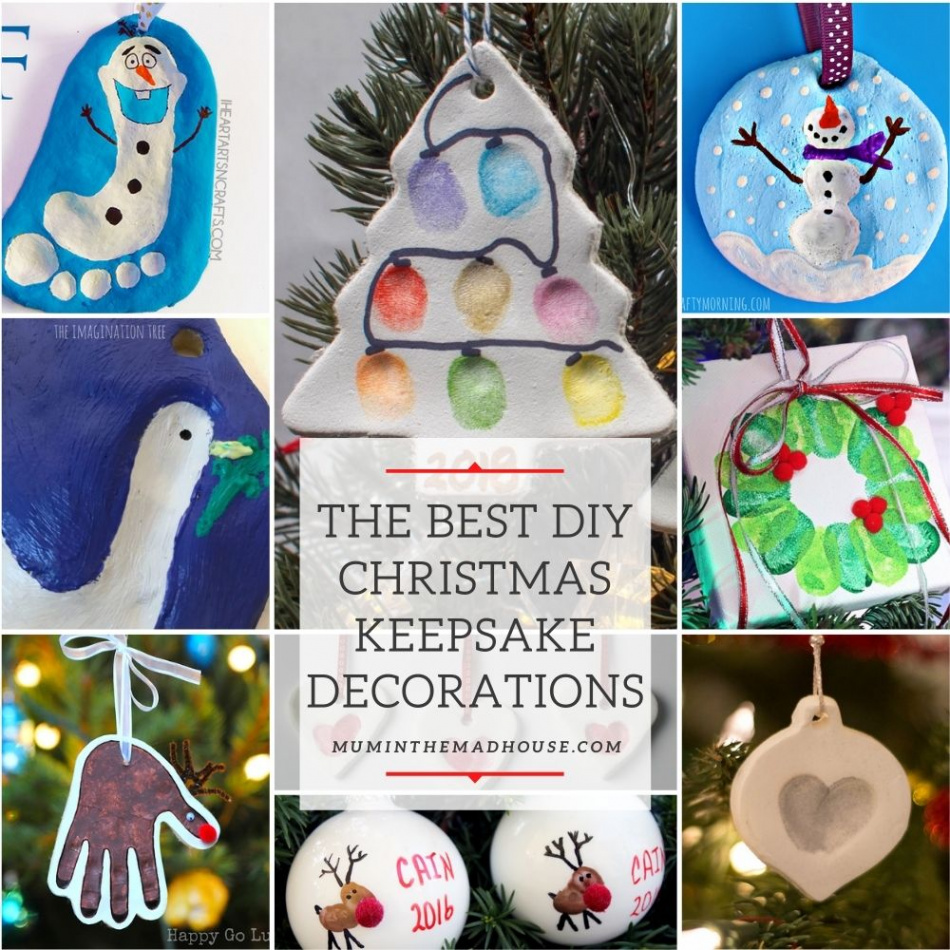 The best DIY Christmas Keepsake Decorations  Mum In The Madhouse