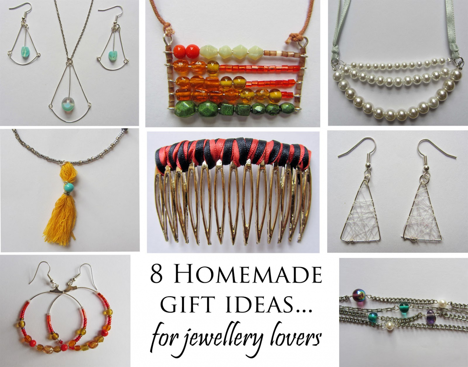 The Bumbling Bee: Homemade jewellery gift ideas