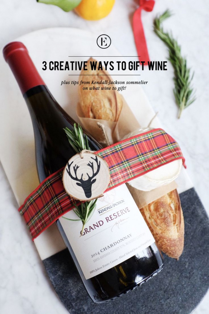 The Everygirl  Wine gifts diy, Diy wine gift baskets, Wine gifts