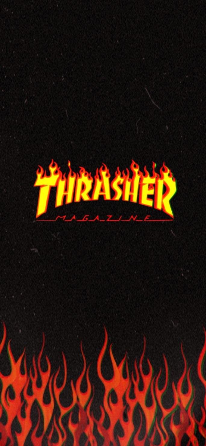 Thrasher Wallpaper ~  Retro wallpaper iphone, Hype wallpaper