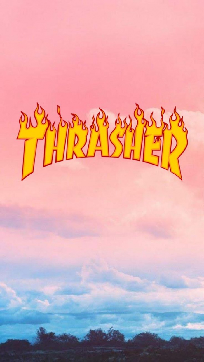 Thrasher wallpaper  Retro wallpaper iphone, Wallpaper iphone neon