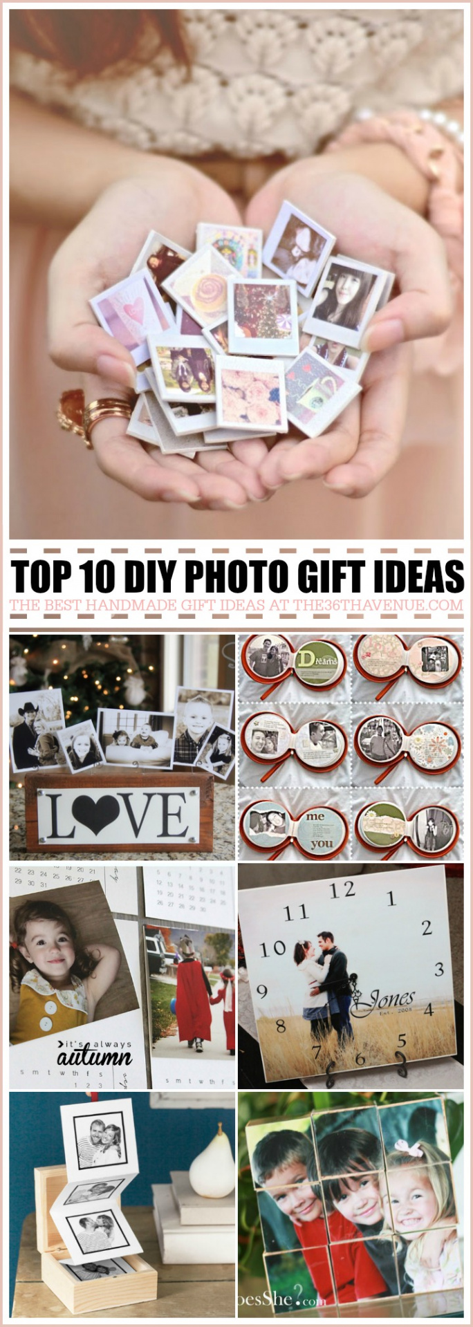 Top  Handmade Gifts Using Photos  The th AVENUE