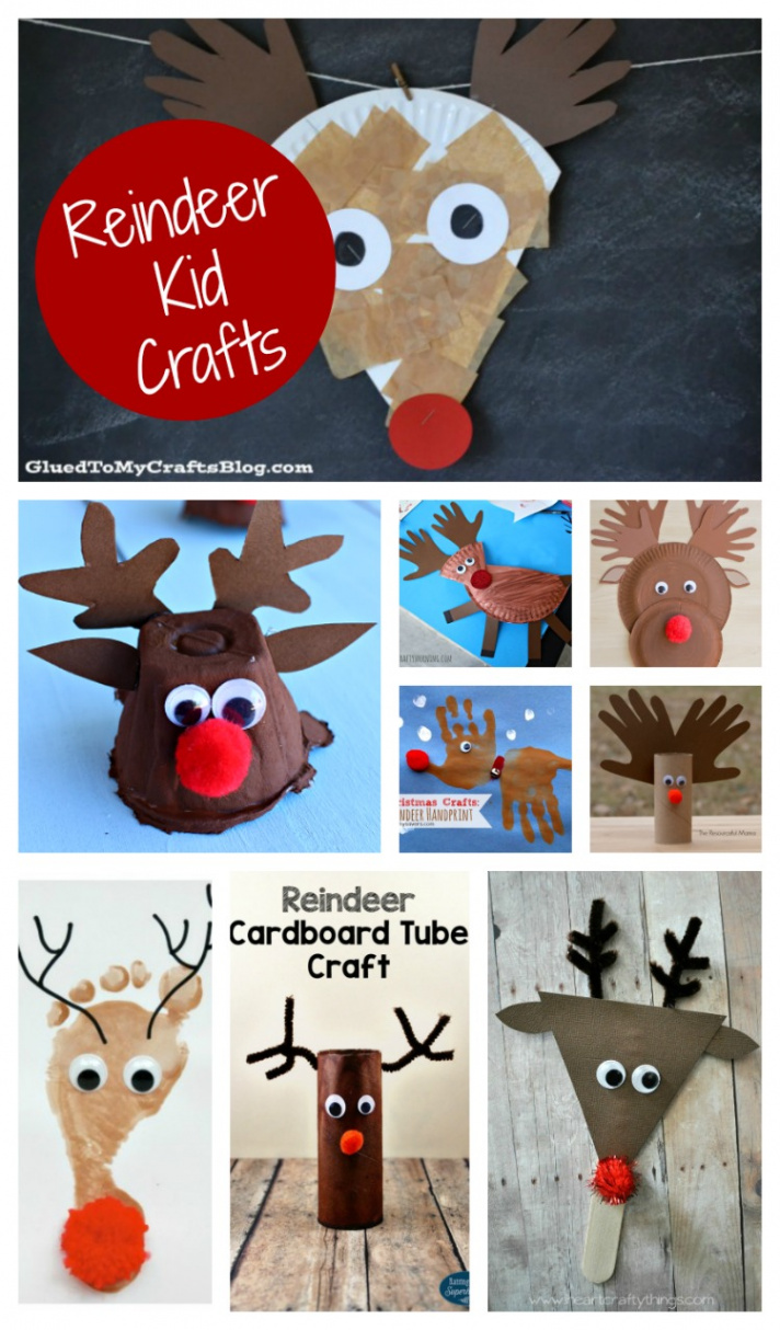 Top Ten Reindeer Kid Crafts - The Resourceful Mama