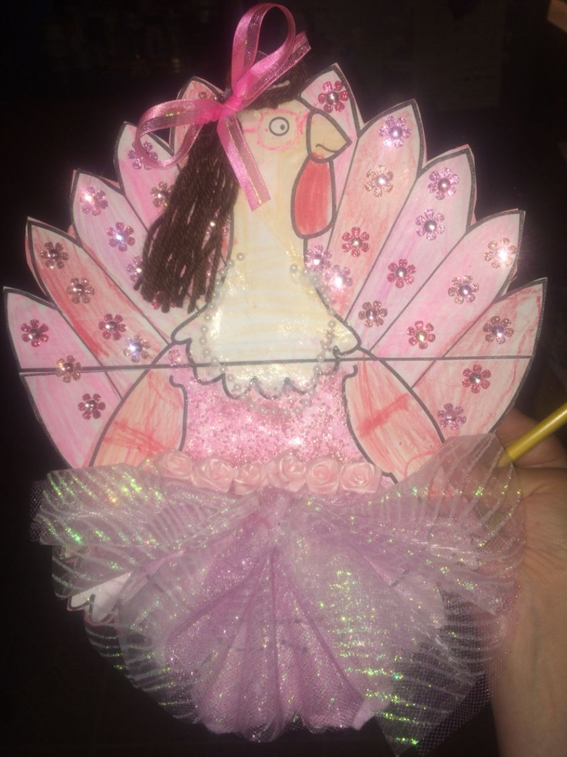 Turkey disguised as a ballerina