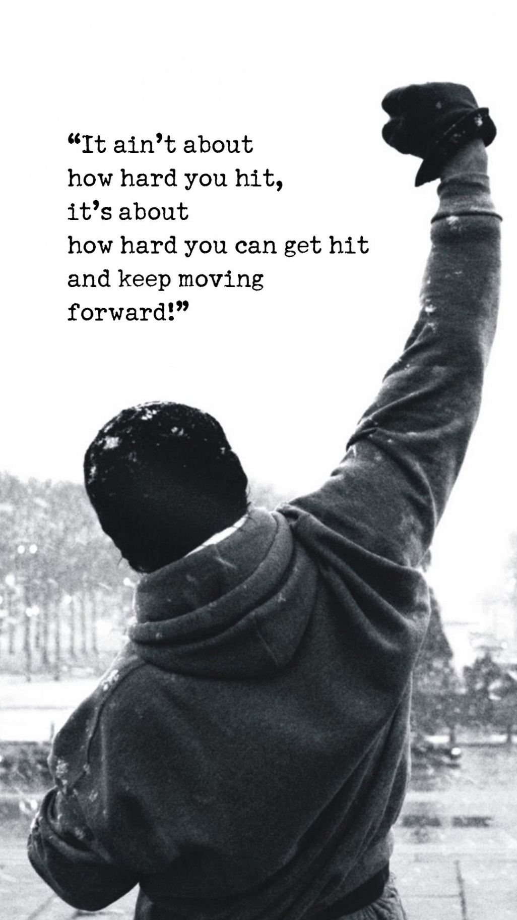 Typography iPhone Wallpapers Download For Free  Rocky balboa