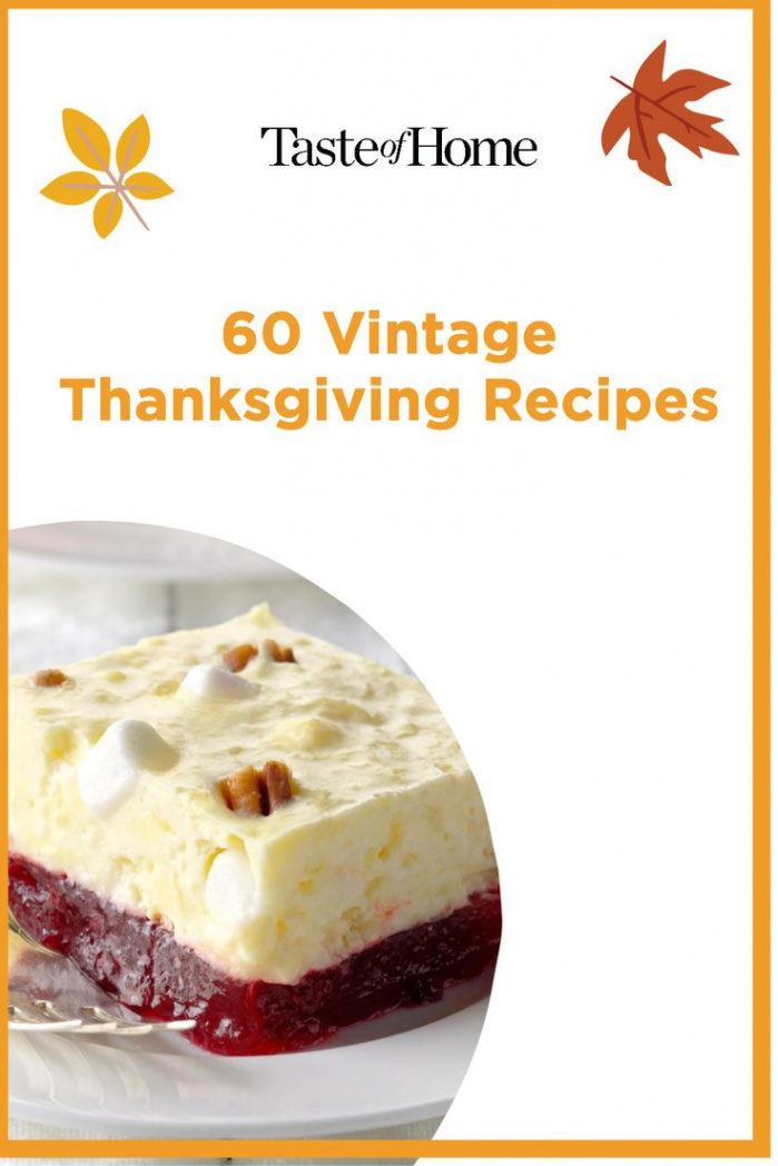 Vintage-Inspired Thanksgiving Recipes  Thanksgiving recipes