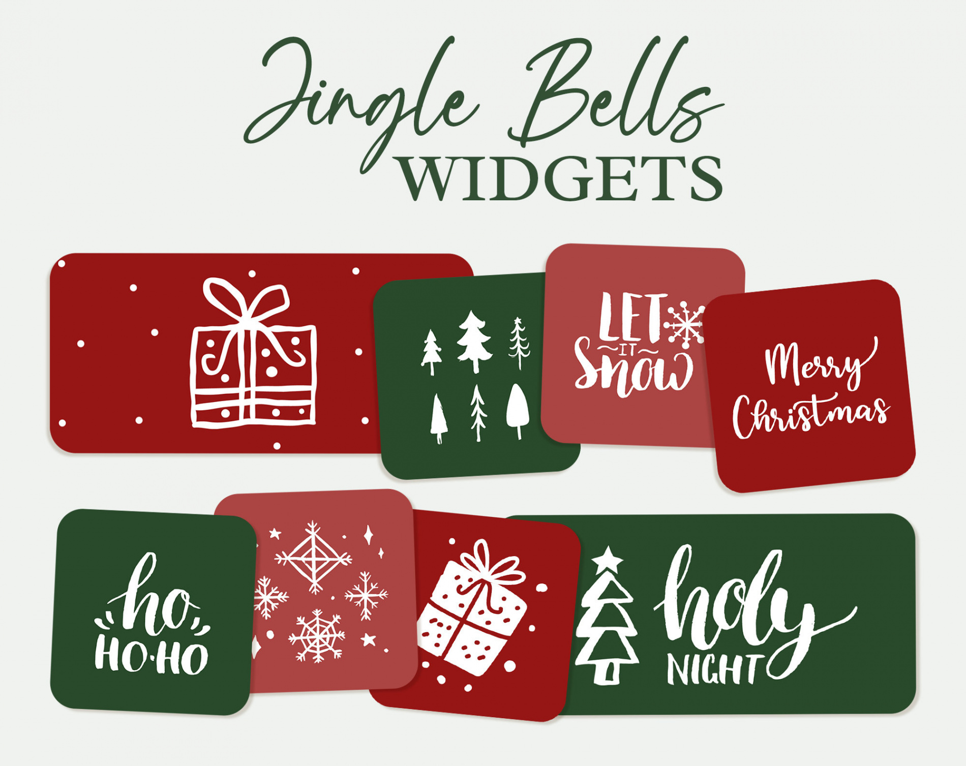 Weihnachten Widget Pack Weihnachten Widgets Xmas Homescreen - Etsy