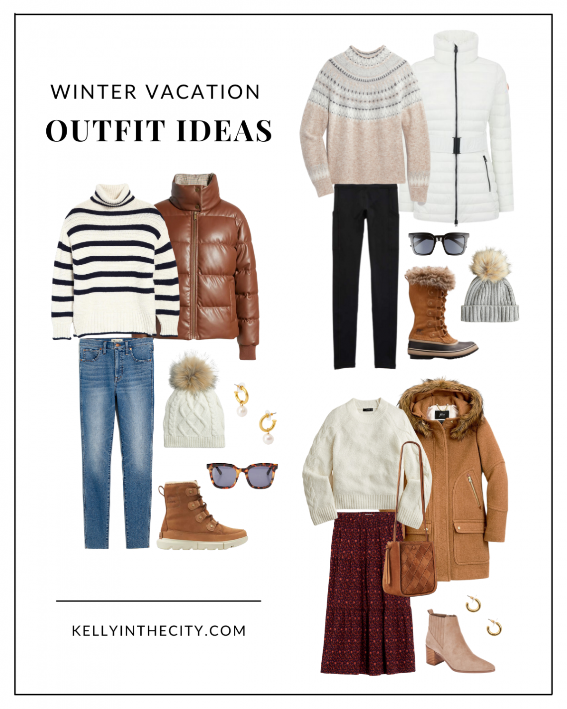 Winter Vacation Outfit Ideas - Kelly in the City  Lifestyle Blog