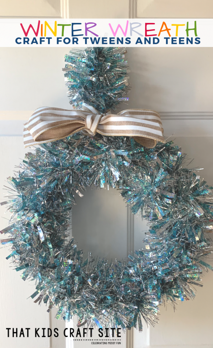 Winter Wreath DIY Craft for Tweens and Teens - That Kids