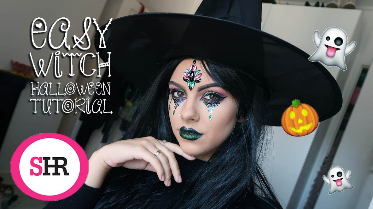 WITCH - Easy Halloween Makeup Tutorial  Sophie Hannah Richardson