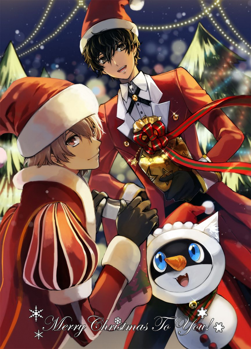A Persona  Christmas!  Persona  anime, Persona  joker, Persona