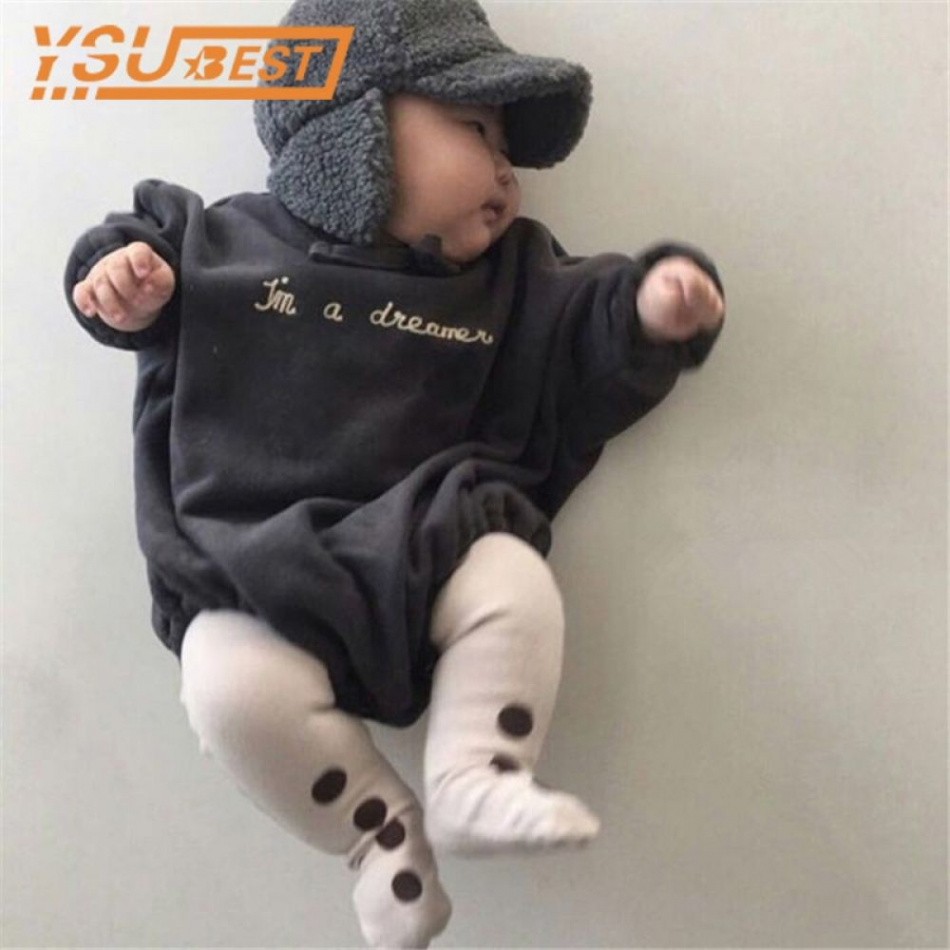 Baby Boys Girls Bodysuit Korean Babies Bodysuit Wear Sweater