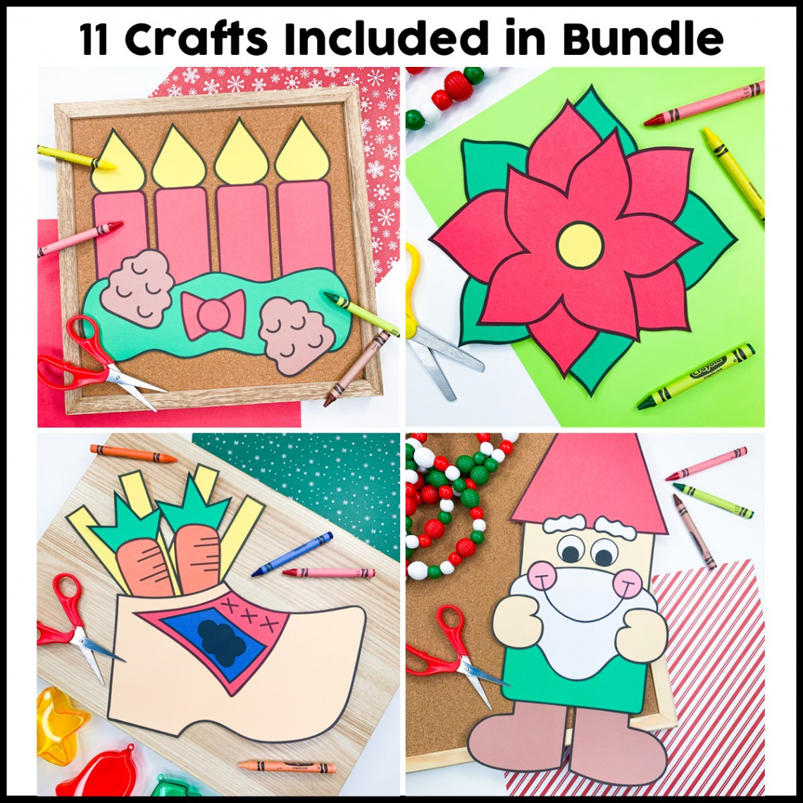 Christmas Around the World Crafts Bundle - Crafty Bee Creations