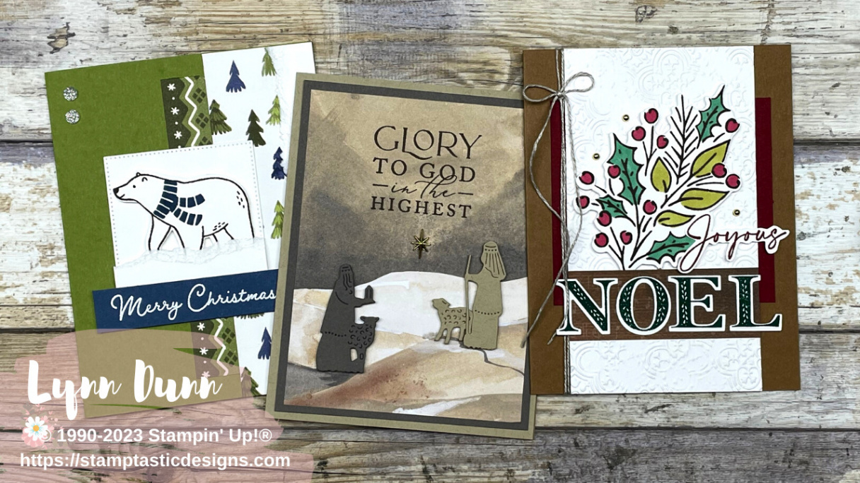 Christmas Card Making - Lynn Dunn - Stamptastic Designs