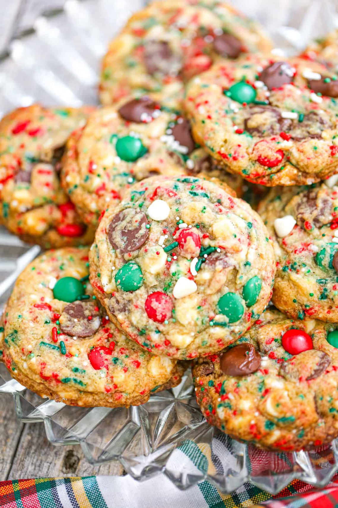 Christmas Chocolate Chip Cookies