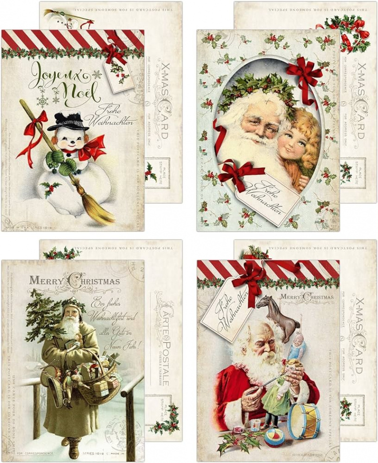 Christmas postcards, pure nostalgia, vintage, . x