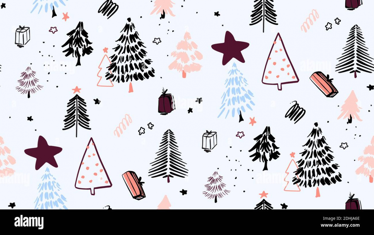 Christmas tree background ornaments, Winter evegreen fir branch