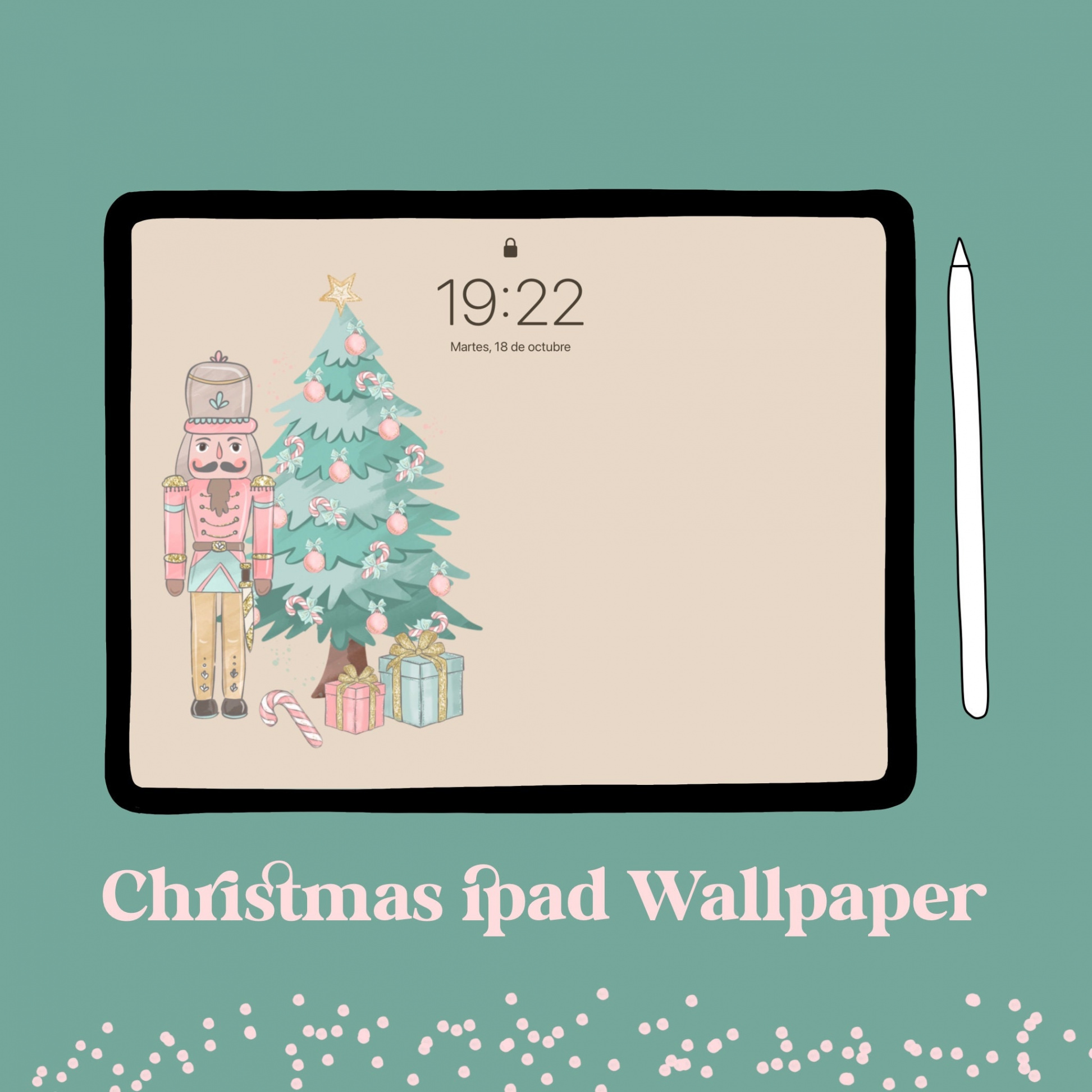 Christmas wallpapers for iPad - Etsy