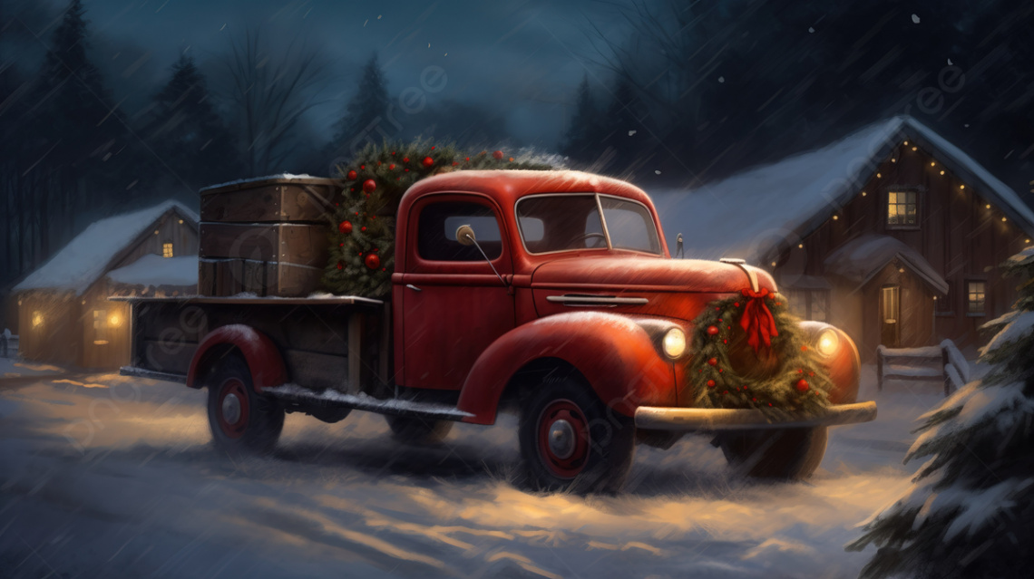 Christmas Wallpapers Images Of Truck Christmas Pictures Truck
