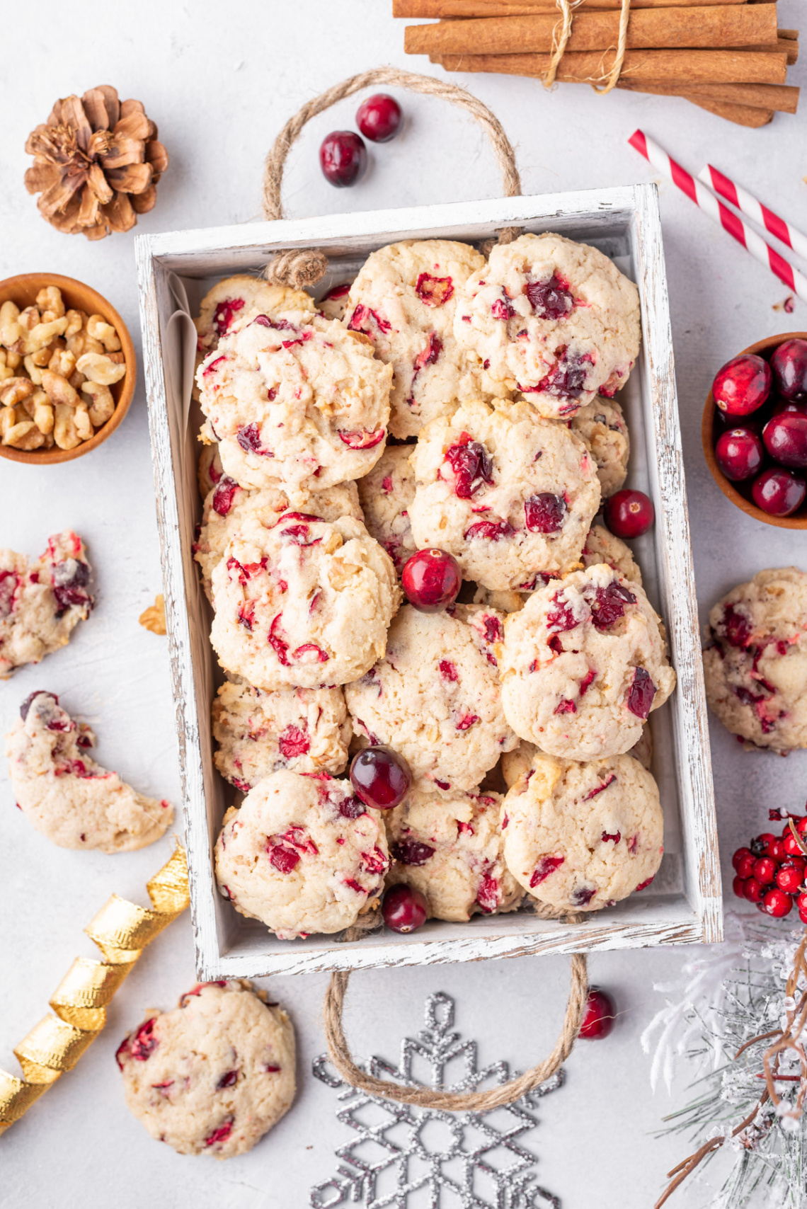 Cranberry Christmas Cookies