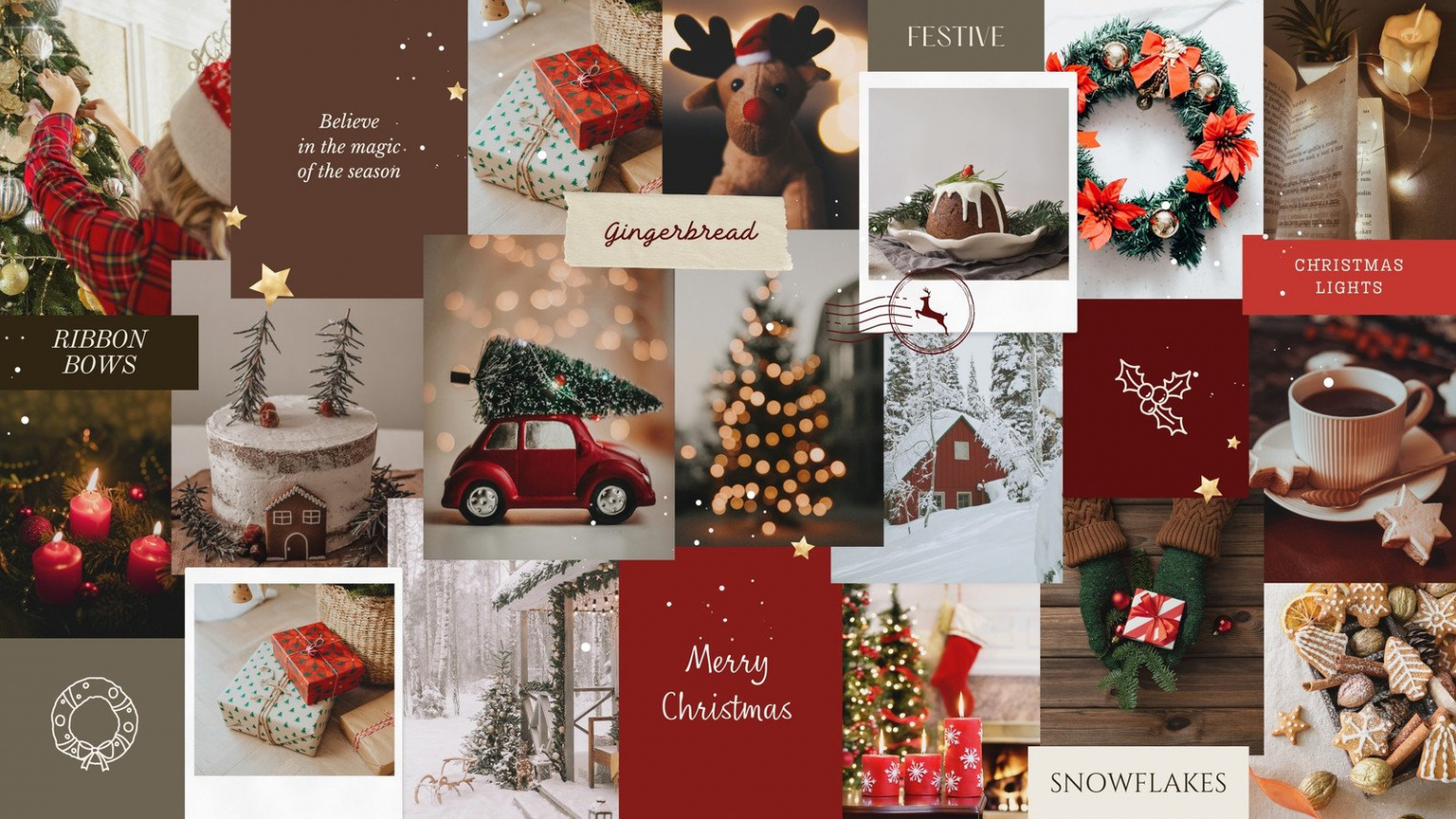 Customize + Christmas Desktop Wallpaper Templates Online - Canva