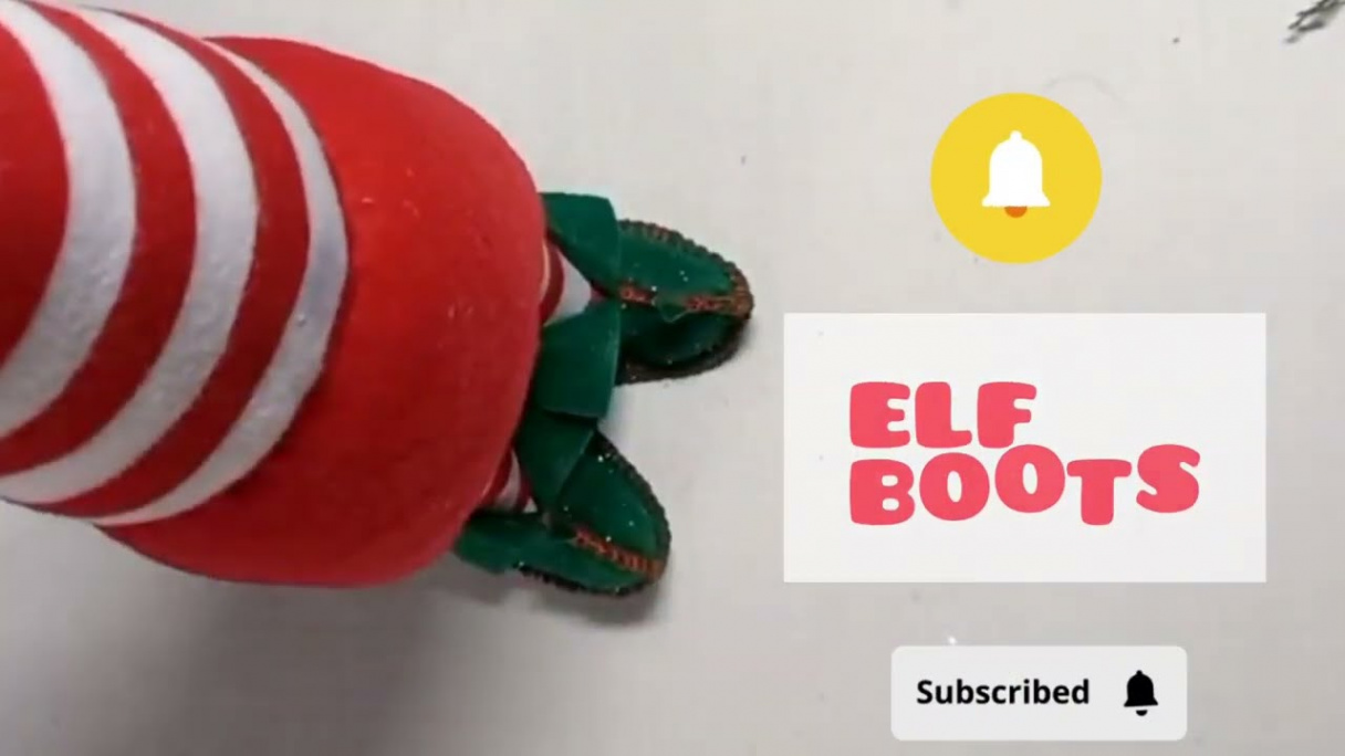 DIY boots for Christmas Elf
