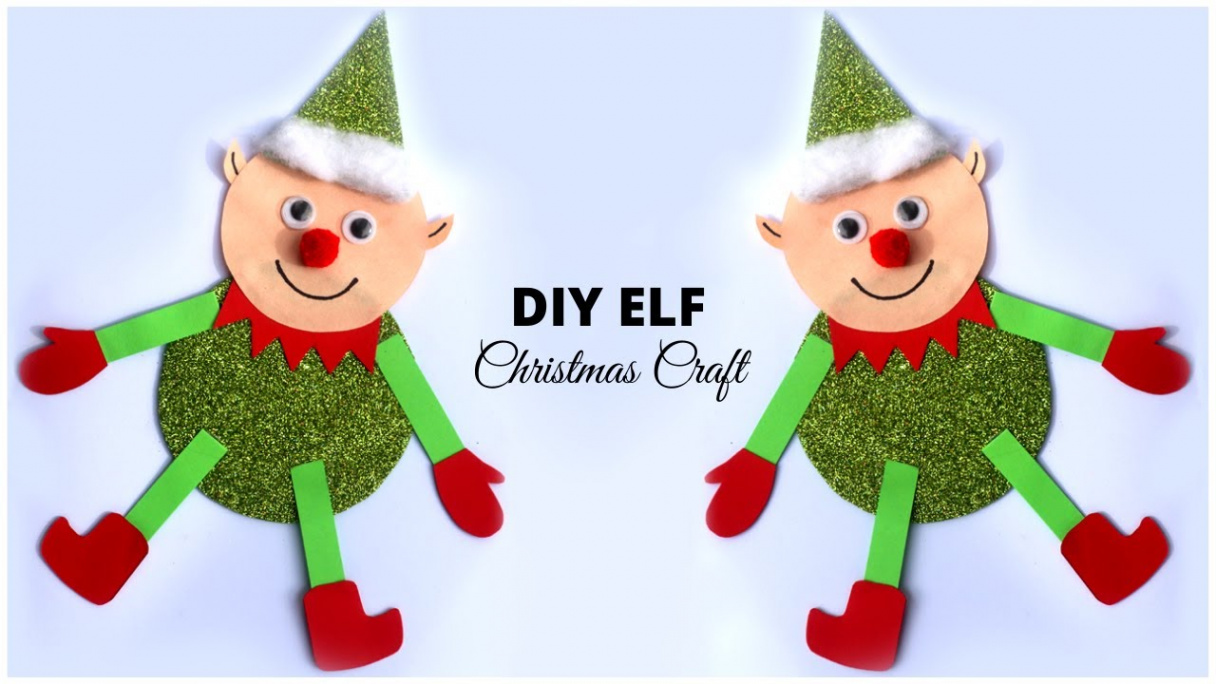 DIY Elf Christmas Craft for Kids
