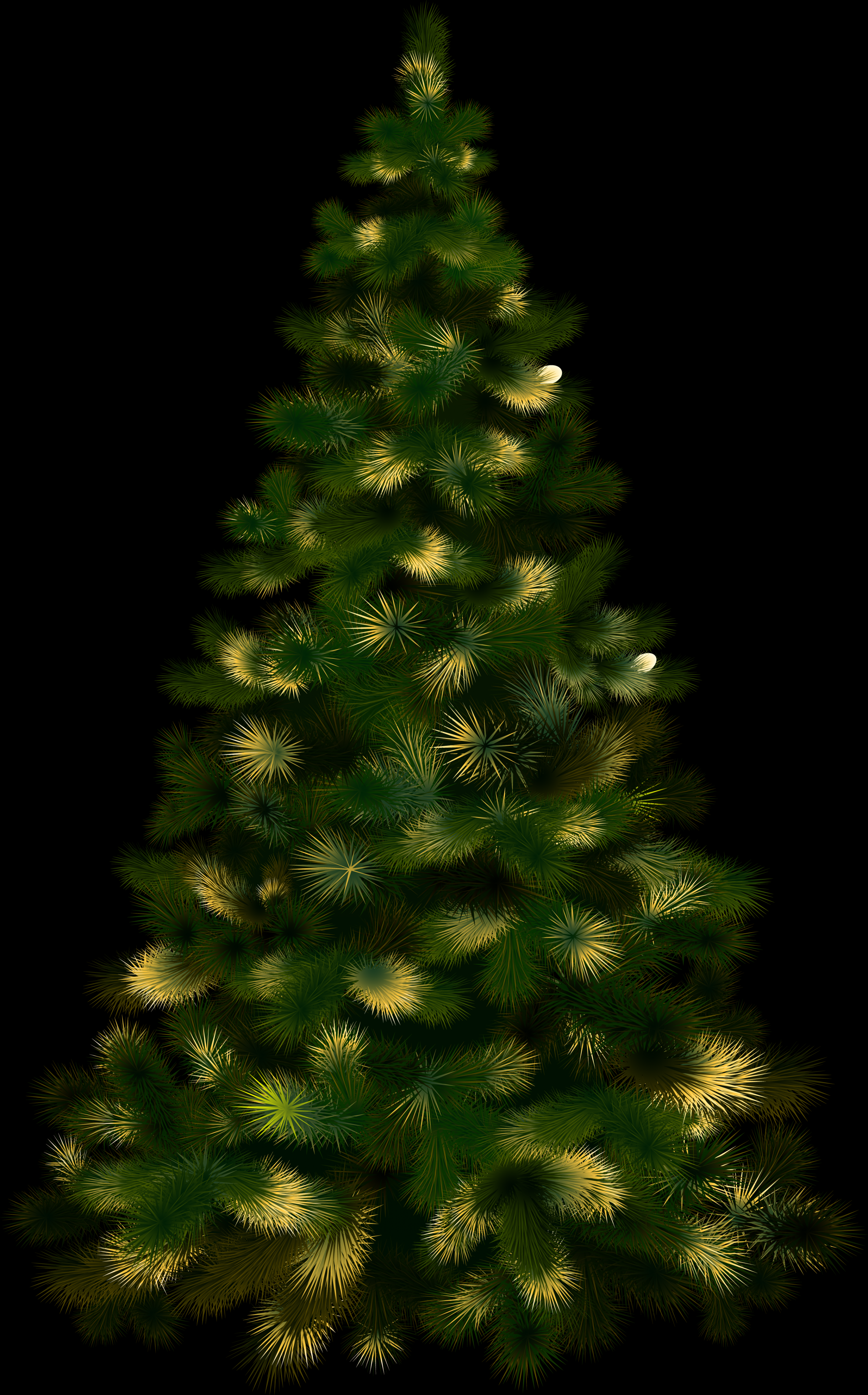 Download Christmas Tree without Lights PNG Image for Free