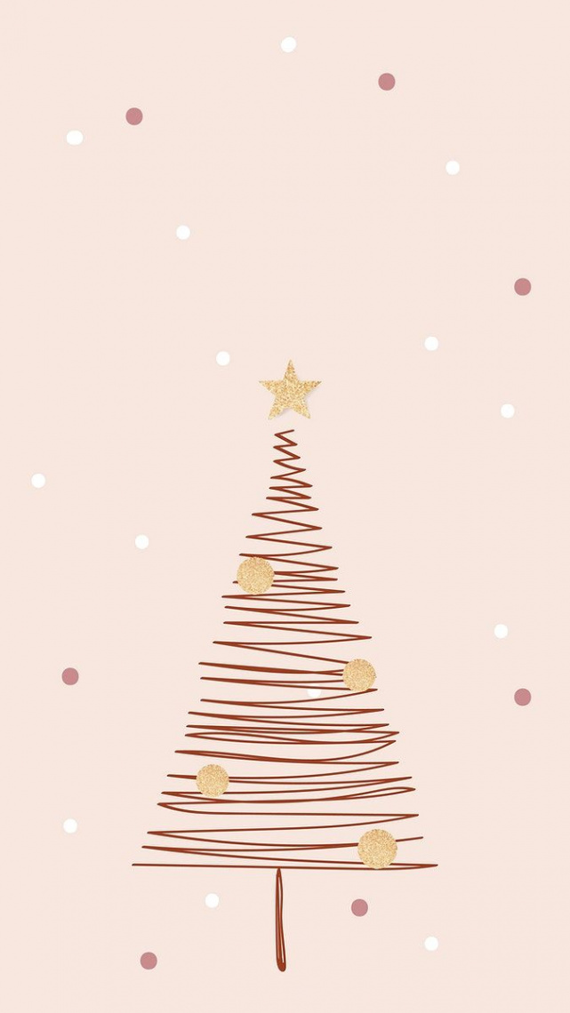 Download free image of Pink Christmas iPhone wallpaper, aesthetic