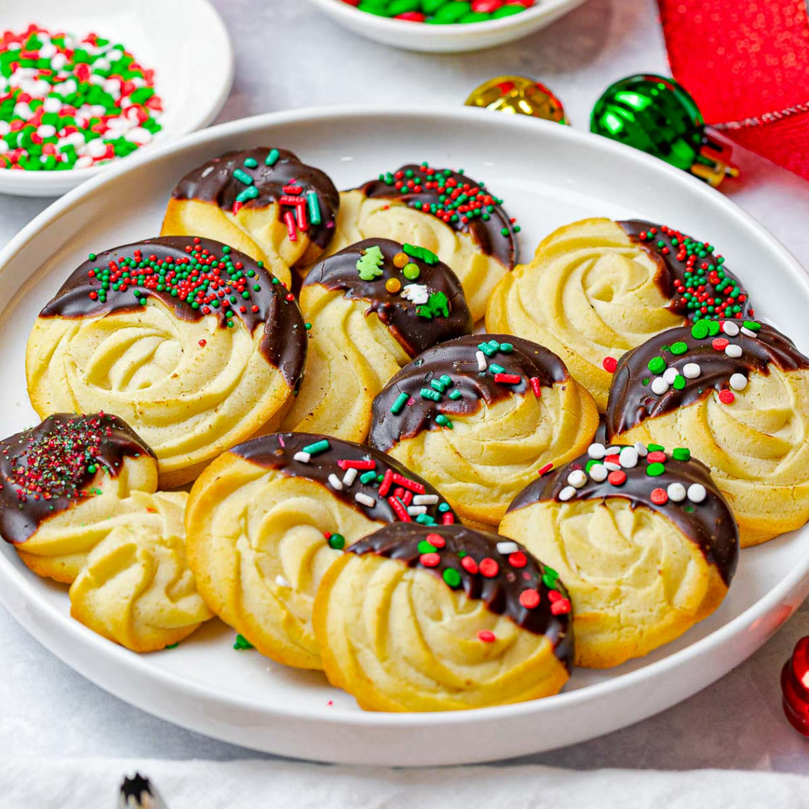 Easy Christmas Butter Cookies - Ready in  Minutes!