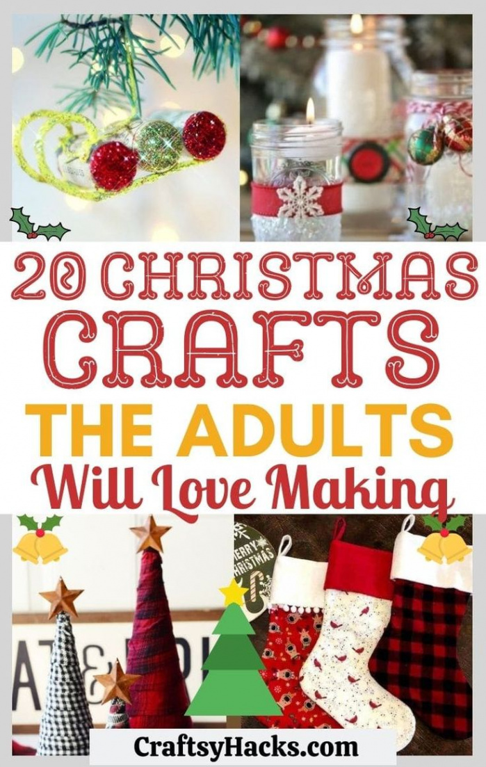 Easy Christmas Crafts for Adults  Easy christmas crafts