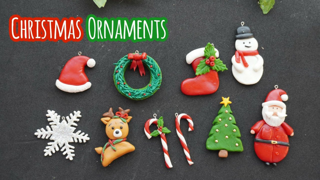 Easy Christmas Ornaments from clay  Christmas Home Decoration Ideas   Christmas Clay Craft Ideas