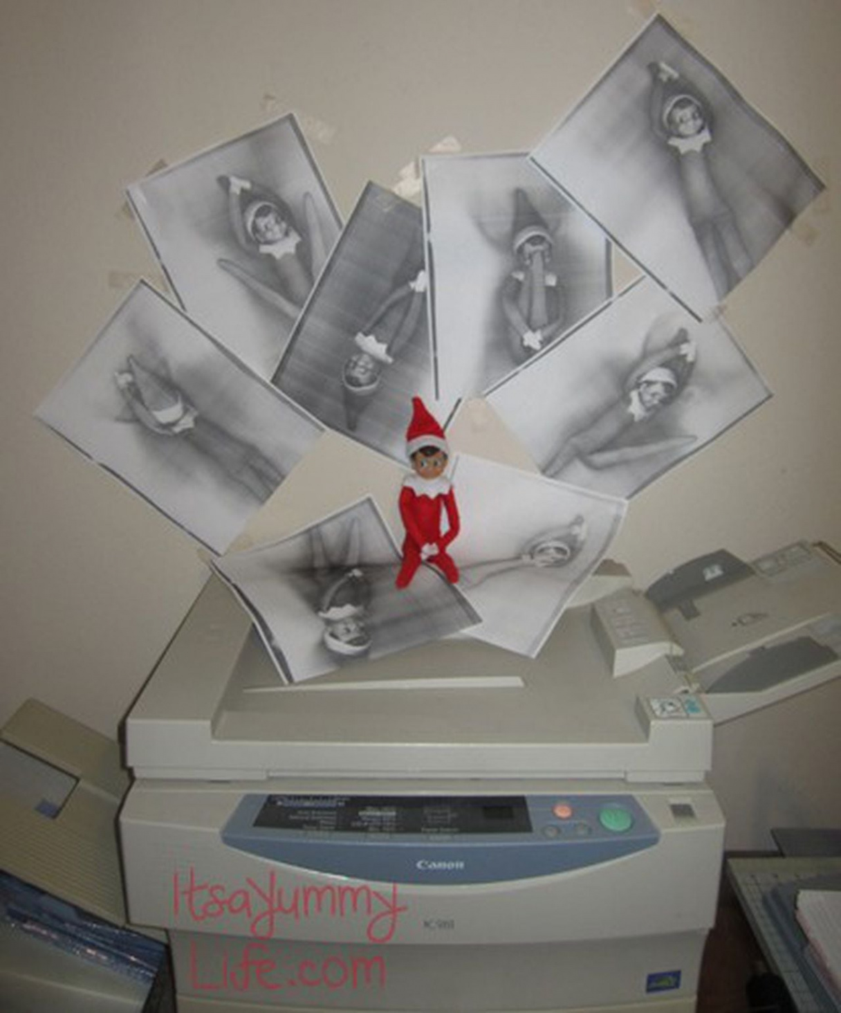 Elf on the Shelf goes to work: Funny ideas for the office in