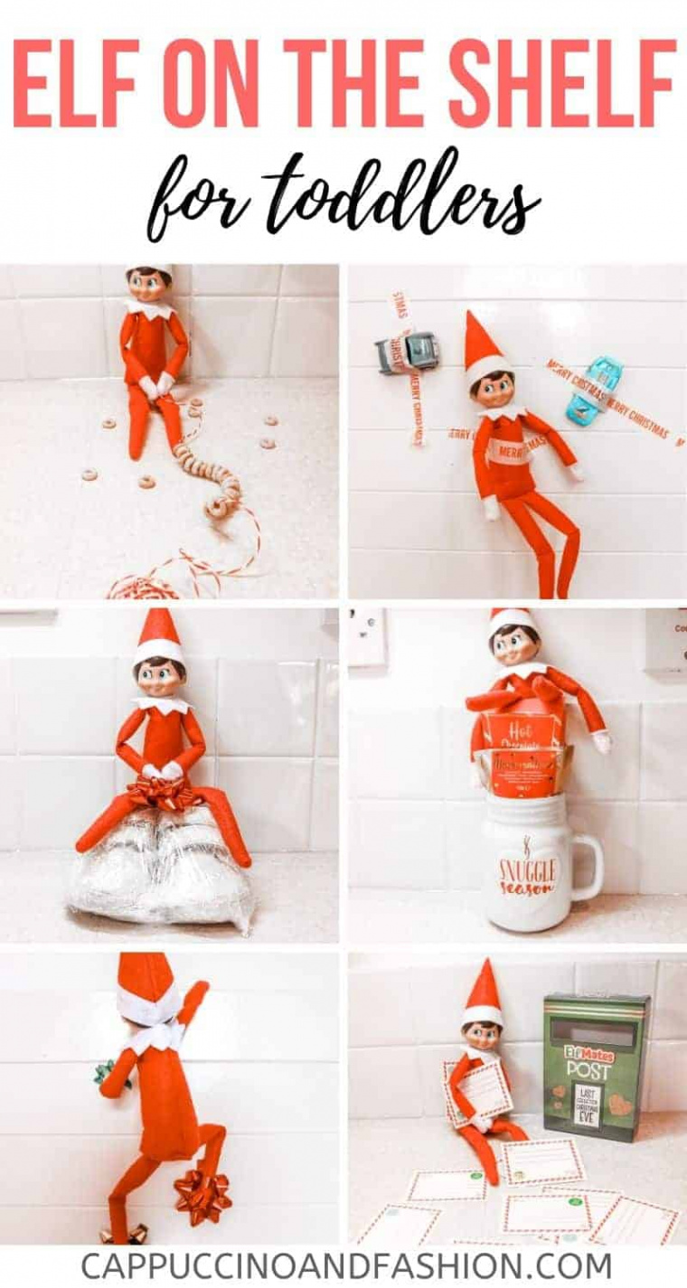 Elf on the Shelf Ideas for Toddlers - Under  Minutes