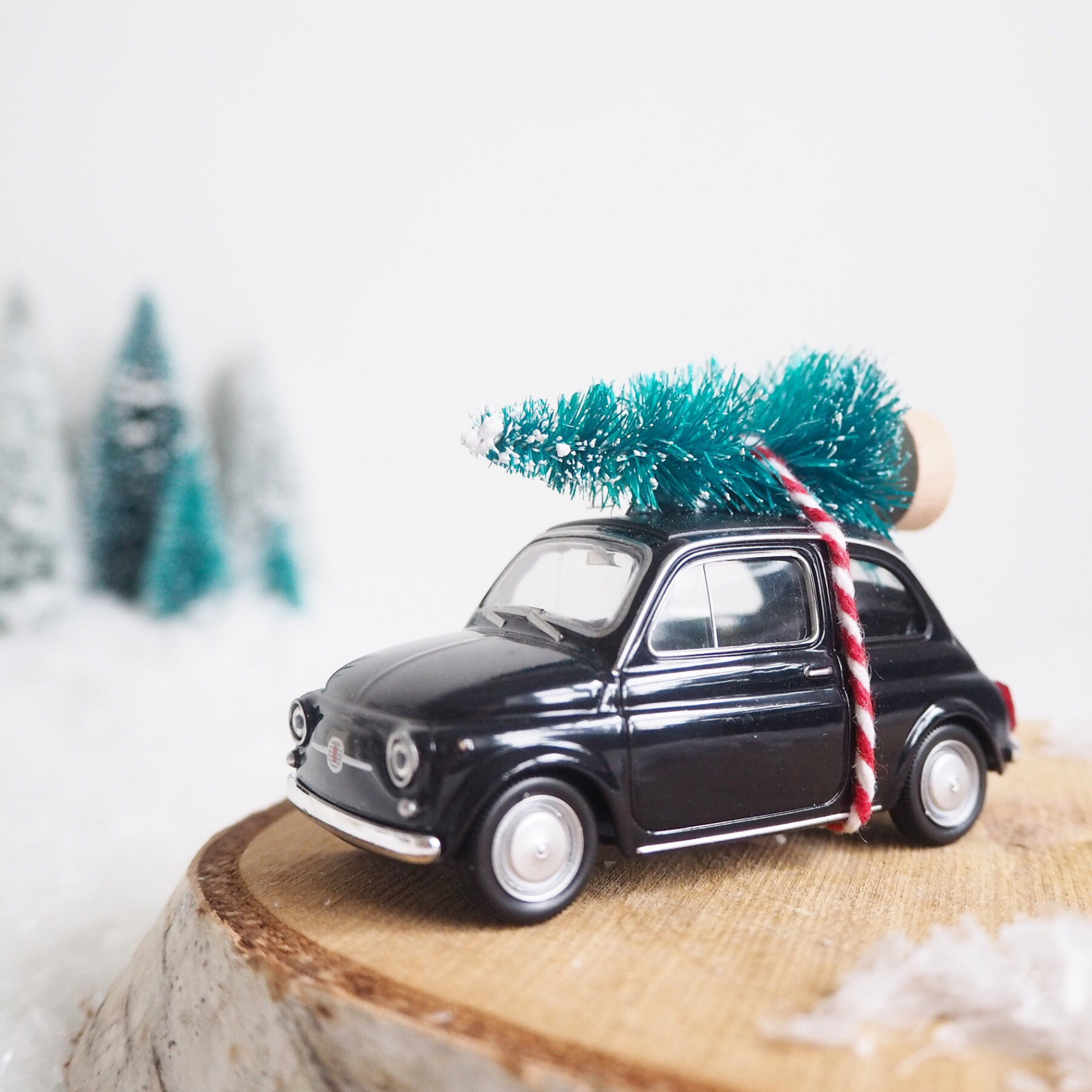 Fiat  vintage Christmas car decoration BLACK - Etsy Österreich